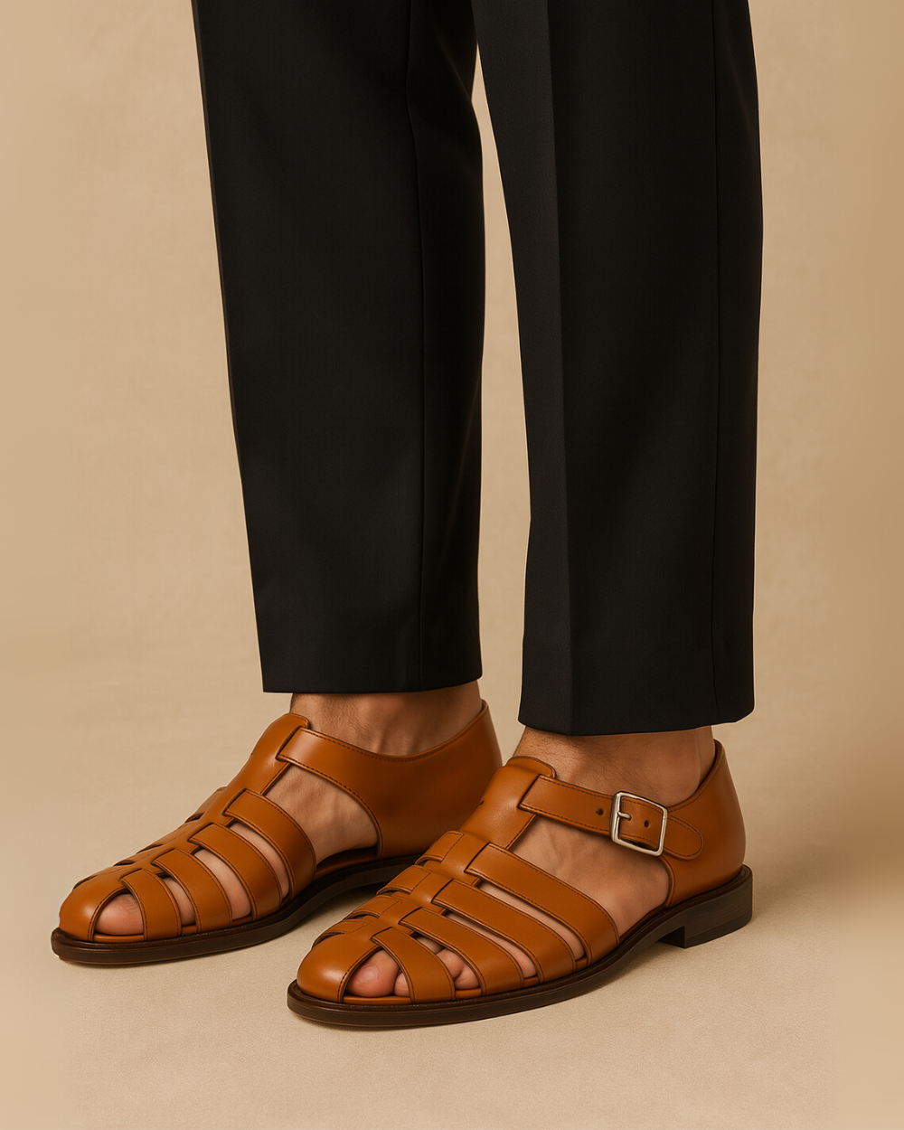 Fabelook | Sevilla Closed Sandal With Belt