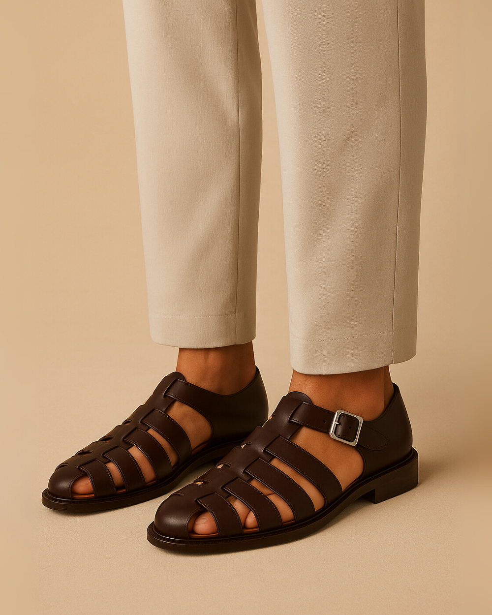 Fabelook | Sevilla Closed Sandal With Belt