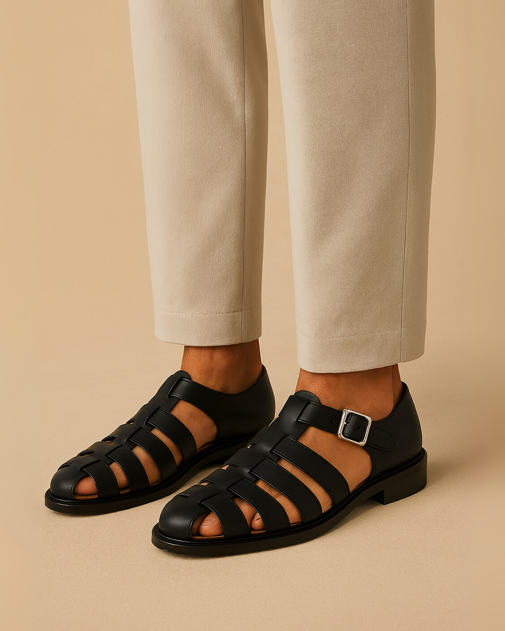 Fabelook | Sevilla Closed Sandal With Belt