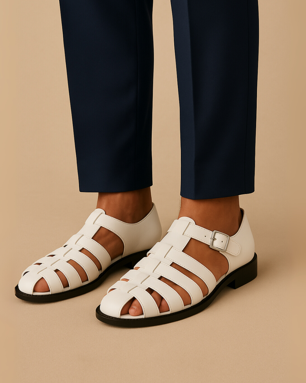 Fabelook | Sevilla Closed Sandal With Belt