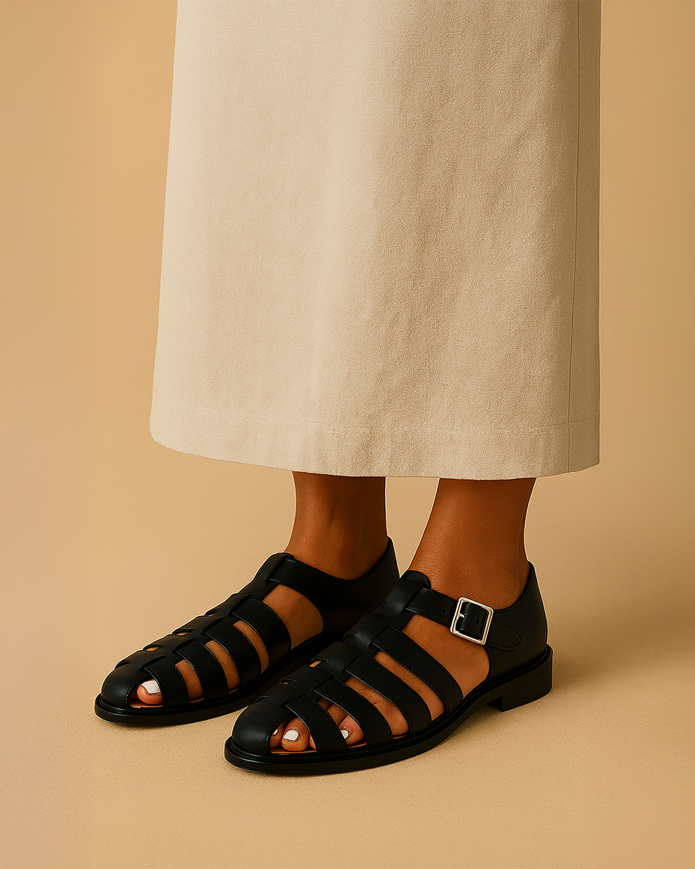 Fabelook | Sevilla Closed Sandal With Belt