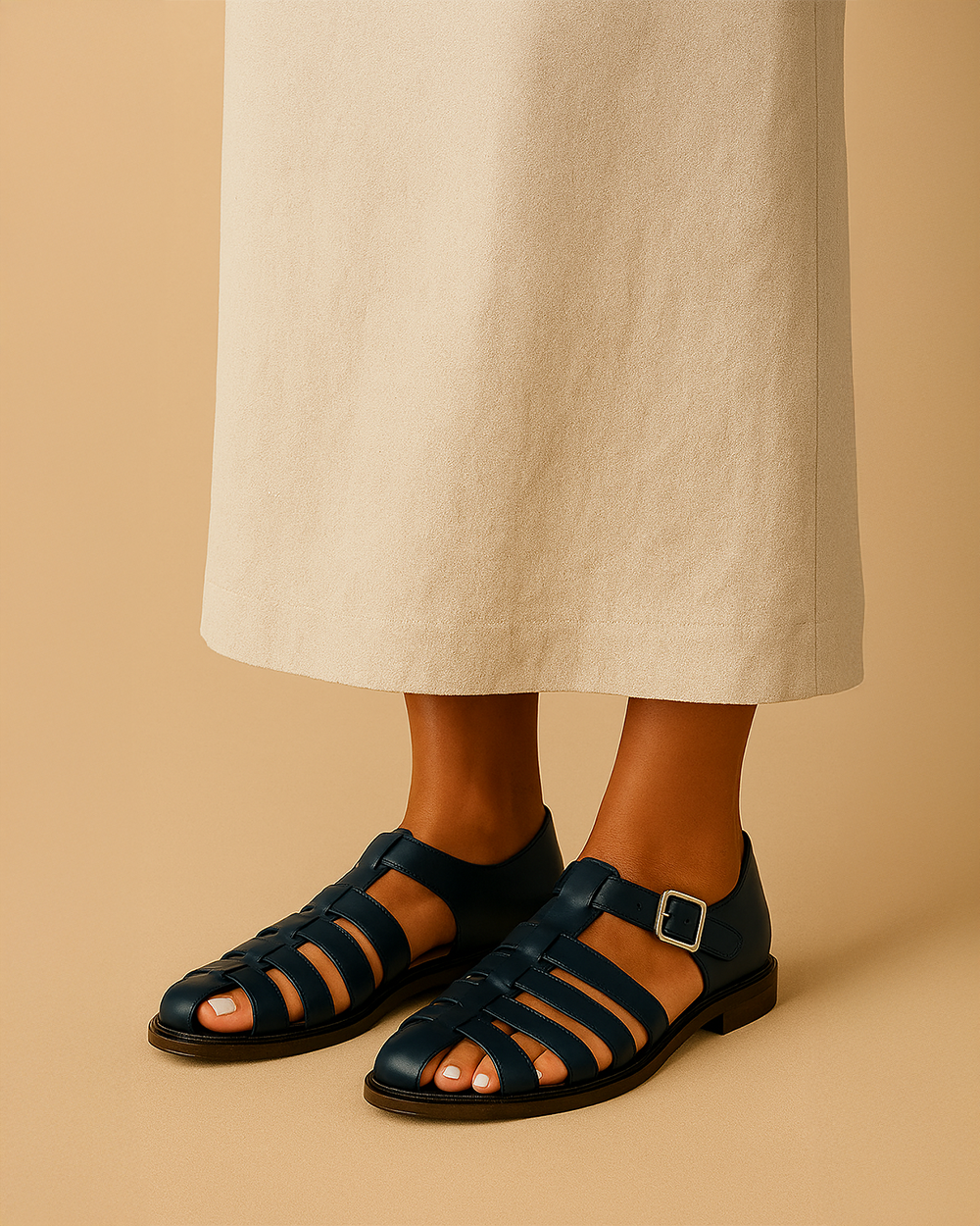Fabelook | Sevilla Closed Sandal With Belt
